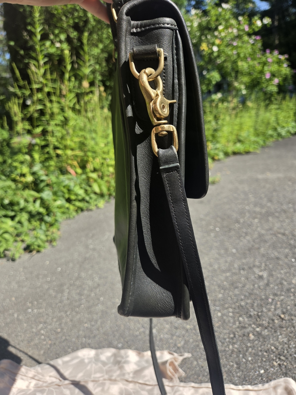 Rare Forest Green Coach Station Bag 5130 - Picture 10 of 15